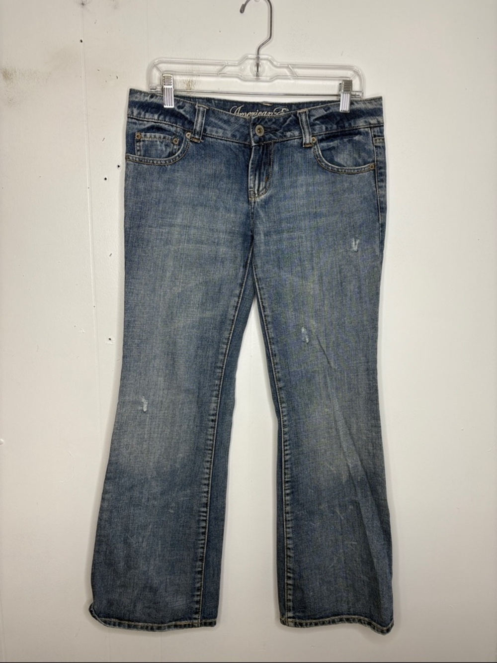 American Eagle Jeans Womens 6 Short Light Wash Y2K retro favorite boyfriend